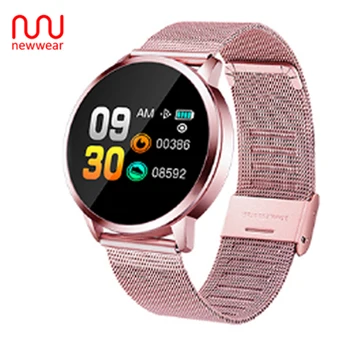 Updated Newwear Q8 0.95 inch Smart Watch OLED Color Screen Blood Pressure Heart Rate for Android iOS Men Women Wristwatch 
Updated Newwear Q8 0.95 inch Smart Watch OLED Color Screen Blood Pressure Heart Rate for Android iOS Men Women Wristwatch