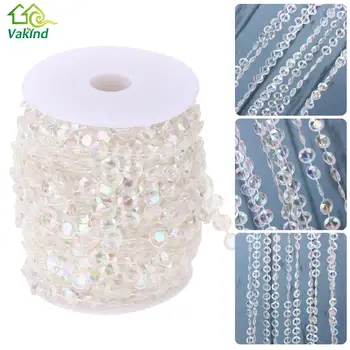 99FT 30M Acrylic Diamond Bead Curtain DIY Garland Wedding Party Decoration Crystal Wedding Accessories Home Curtain Ornaments
99FT 30M Acrylic Diamond Bead Curtain DIY Garland Wedding Party Decoration Crystal Wedding Accessories Home Curtain Ornaments