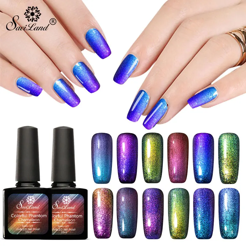 Saviland 10ML Phantom Chameleon Nail Gel Varnish Galaxy Shadow 3D Shining Gel Lacquer Nail Glue Soak Off UV Gel Polish
Saviland 10ML Phantom Chameleon Nail Gel Varnish Galaxy Shadow 3D Shining Gel Lacquer Nail Glue Soak Off UV Gel Polish
