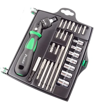 Pro'sKit SD-2314M 25In1 Reversible Ratchet Magnetic Screwdriver Bits Sockets Set Tools Kit Multiple Angle Adjustment Screwdriver
Pro'sKit SD-2314M 25In1 Reversible Ratchet Magnetic Screwdriver Bits Sockets Set Tools Kit Multiple Angle Adjustment Screwdriver