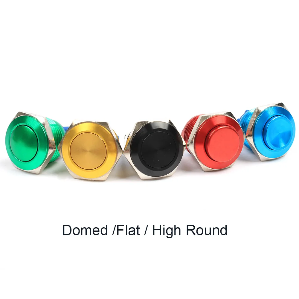 16MM Metal brass Push Button Switch domed/flat/high round Momentary button screw terminal waterproof
16MM Metal brass Push Button Switch domed/flat/high round Momentary button screw terminal waterproof