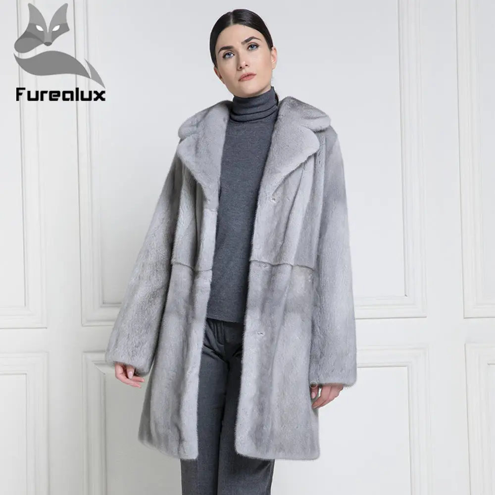Furealux Natural Mink Fur Coat With Stand collar Luxurious Long Slim Warm Plus Size Female Mink Fur Jacket Luxury Genuine Coat
Furealux Natural Mink Fur Coat With Stand collar Luxurious Long Slim Warm Plus Size Female Mink Fur Jacket Luxury Genuine Coat