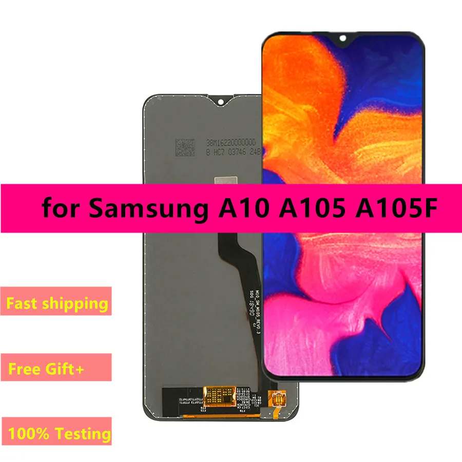 Оригинальный сменный экран для Samsung Galaxy A10 ЖК дисплей дигитайзер в сборе A105 A105F SM