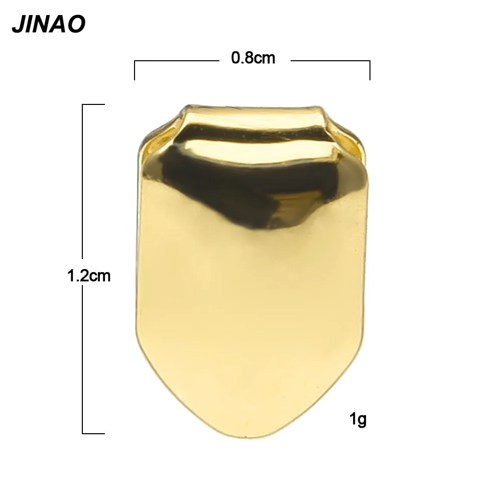 JINAO New Custom Fit Gold Color Plated Hip Hop Single Tooth Grillz Cap Top & Bottom Grill gold teeth caps
JINAO New Custom Fit Gold Color Plated Hip Hop Single Tooth Grillz Cap Top & Bottom Grill gold teeth caps