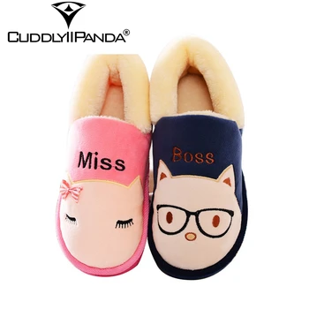CuddlyIIPanda 2019 Winter Men Women Home Slippers Miss Boss Indoor Kawaii Funny Slippers Lovers Pantufa Couple Animal Slippers
CuddlyIIPanda 2019 Winter Men Women Home Slippers Miss Boss Indoor Kawaii Funny Slippers Lovers Pantufa Couple Animal Slippers