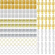 160pcs Popular Sliver Hair Beads For Black Women Micro Hair Ring Braid Jewelry Spiral Metal Microlink Tube Charms
160pcs Popular Sliver Hair Beads For Black Women Micro Hair Ring Braid Jewelry Spiral Metal Microlink Tube Charms