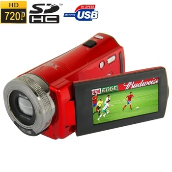 

DVC-56E, HD 720P 16.0 Mega Pixels 16X Digital Zoom Anti Shake Digital Video Camera Recorder with 2.7 inch TFT Touch Screen
