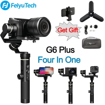 FeiyuTech Feiyu G6 Plus Splashproof Handheld Gimbal 4 in 1 Stabilizer for Smartphone Gopro hero Mirrorless cameras sony as6000
FeiyuTech Feiyu G6 Plus Splashproof Handheld Gimbal 4 in 1 Stabilizer for Smartphone Gopro hero Mirrorless cameras sony as6000