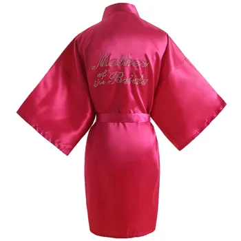 Summer Women Cosmetic Robe Rayon Kimono Sleepwear "Mother of the Bride" Wedding Robe New Nightgown Sexy Rhinestone Bathrobe Gown
Summer Women Cosmetic Robe Rayon Kimono Sleepwear "Mother of the Bride" Wedding Robe New Nightgown Sexy Rhinestone Bathrobe Gown