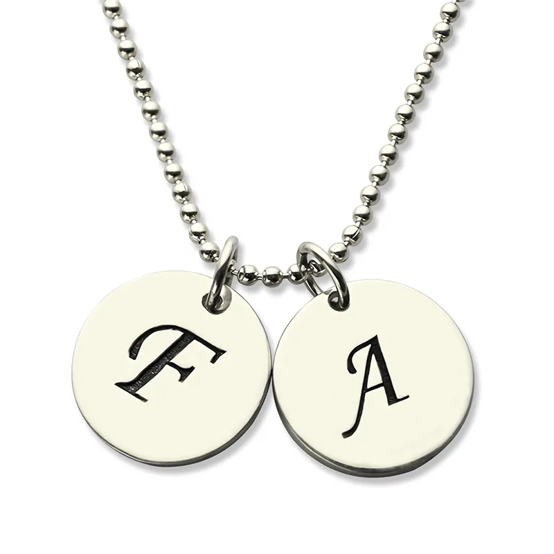 Personalized 925 Silver Pendant Necklace Engrave the First Letter of Two Names Custom Initials Necklace Jewelry#SS35
Personalized 925 Silver Pendant Necklace Engrave the First Letter of Two Names Custom Initials Necklace Jewelry#SS35