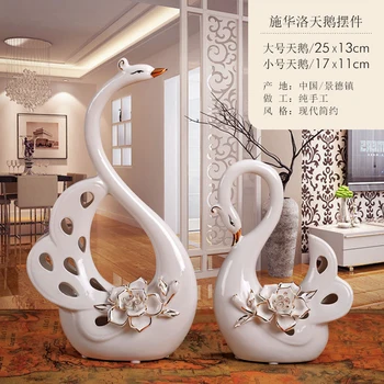 Gifting Wedding Engaging Birthday X'mas House Warming Valentine gifts- Desktop Ceramic Nordic furnishing Swan set
Gifting Wedding Engaging Birthday X'mas House Warming Valentine gifts- Desktop Ceramic Nordic furnishing Swan set