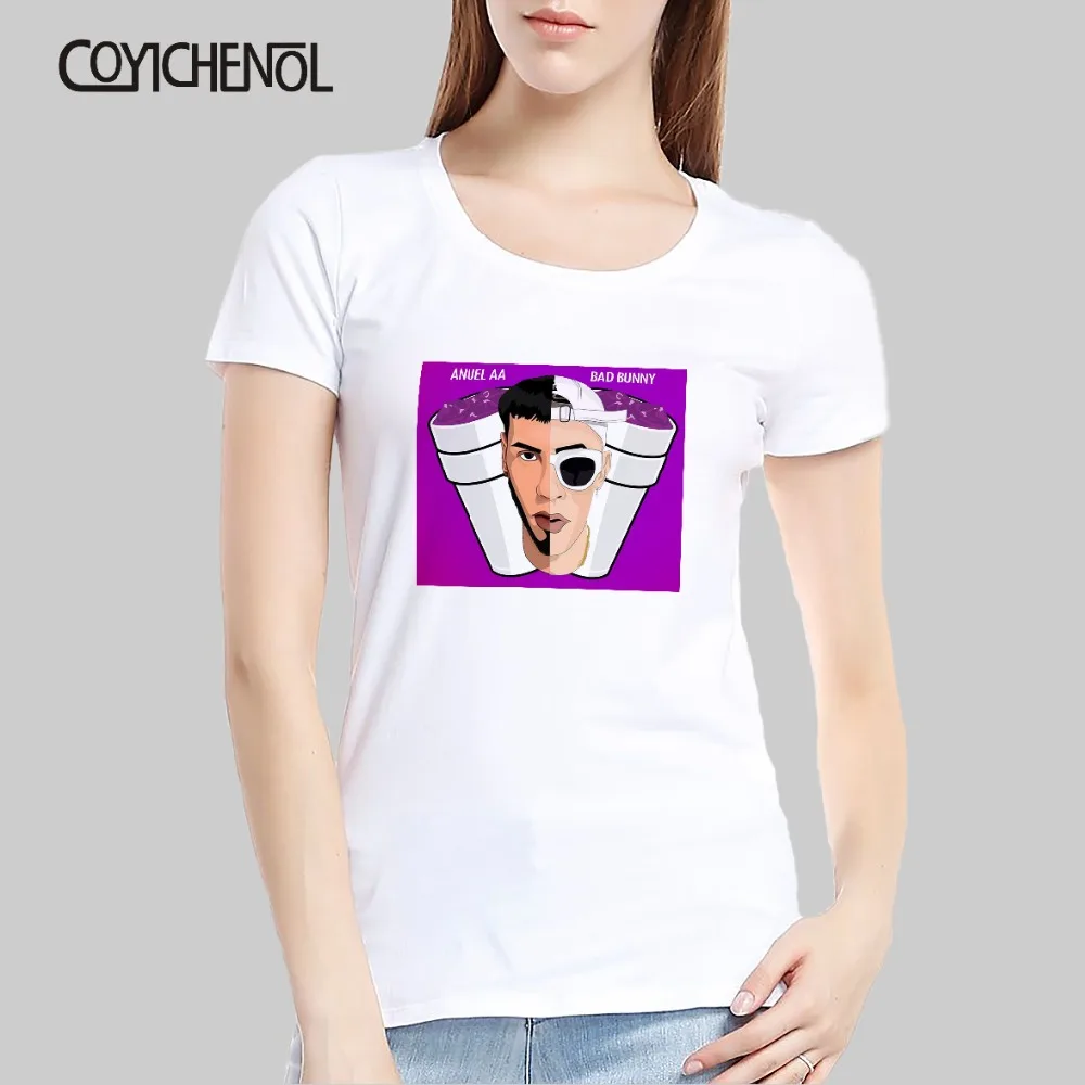 Anuel Aa customize print tshirt women solid color regular tee Modal tee short sleeve top cusual lady tshirt homme COYICHENOL
Anuel Aa customize print tshirt women solid color regular tee Modal tee short sleeve top cusual lady tshirt homme COYICHENOL