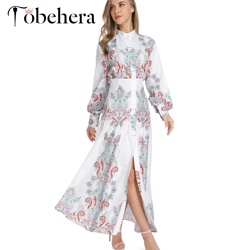 Glamaker White boho paisley print elegant vintage women dress Sexy lantern sleeve split Summer long dress casual dress festa
Glamaker White boho paisley print elegant vintage women dress Sexy lantern sleeve split Summer long dress casual dress festa