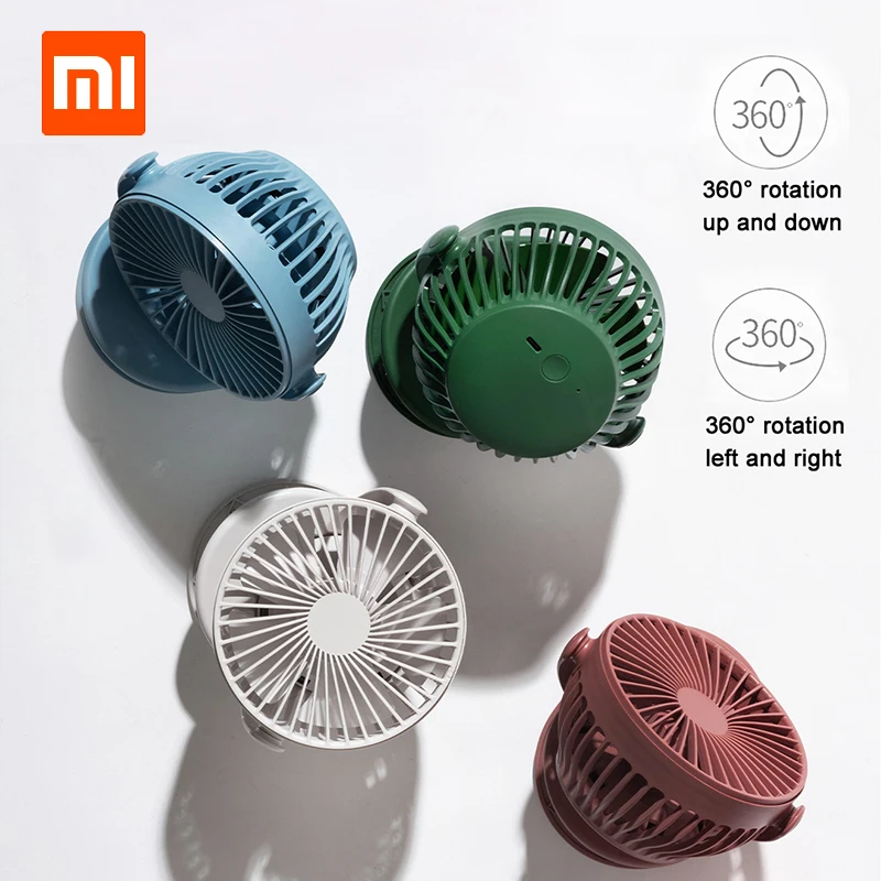 Портативный ручной вентилятор Xiaomi Mijia Solove F3 на лобовое стекло с отстегивающейся