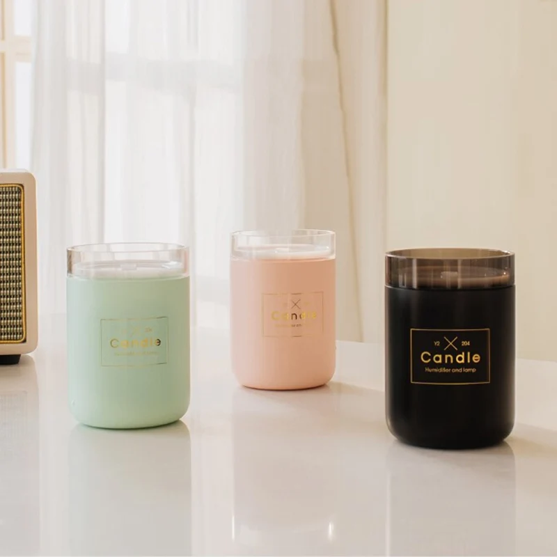 280ML Mini Air Humidifier LED Candle Ultrasonic Cool Mist Essential Oil Diffuser USB Aroma Lamp Car Purifier Fogger Mist Maker
280ML Mini Air Humidifier LED Candle Ultrasonic Cool Mist Essential Oil Diffuser USB Aroma Lamp Car Purifier Fogger Mist Maker