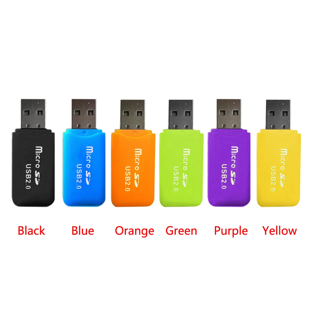 Portable Colorful High Speed USB 2.0 Micro SD T-Flash TF Memory Card Reader Microsd Transflash to USB flash drive Adapter
Portable Colorful High Speed USB 2.0 Micro SD T-Flash TF Memory Card Reader Microsd Transflash to USB flash drive Adapter