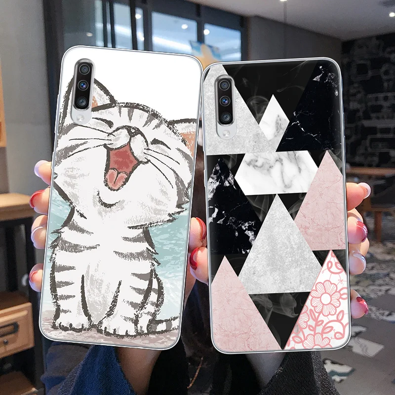 For Samsung A70 Case 2019 Soft TPU Phone Back Cover For Samsung Galaxy A70 silicone Cat Cases Coque Capa A 70 Geometric bumper
For Samsung A70 Case 2019 Soft TPU Phone Back Cover For Samsung Galaxy A70 silicone Cat Cases Coque Capa A 70 Geometric bumper