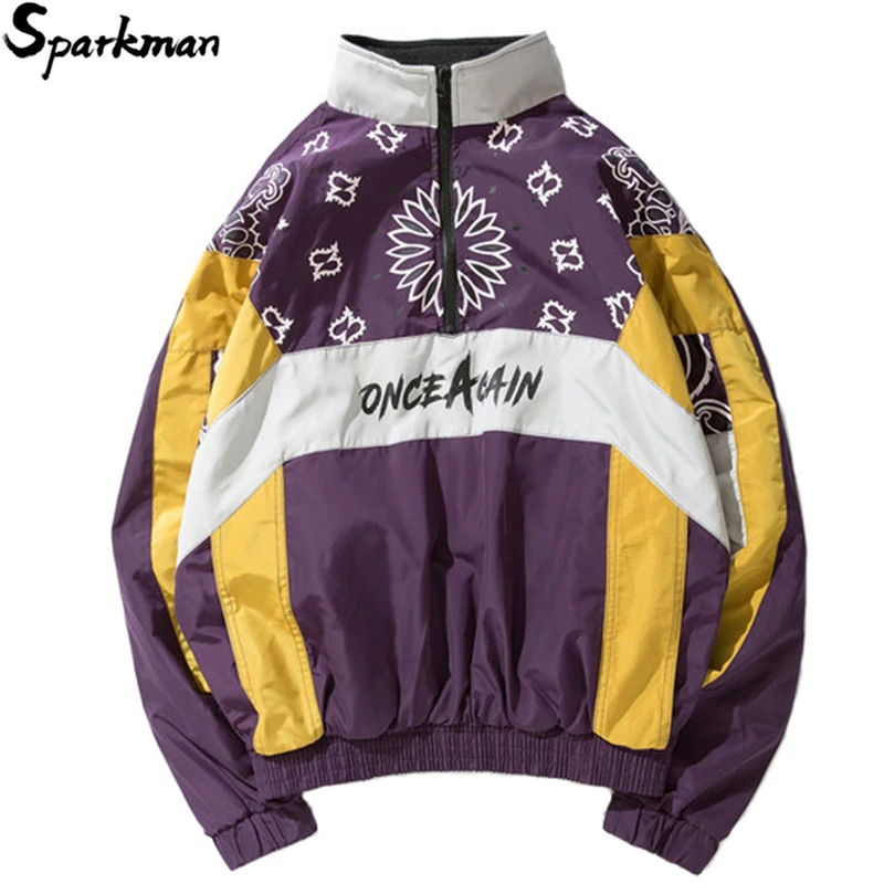 Retro Vintage Harajuku Floral Jackets Hip Hop Pullover Half Zipper 2018 Autumn Patchwork Windbreaker Jacket Streetwear Oversized
Retro Vintage Harajuku Floral Jackets Hip Hop Pullover Half Zipper 2018 Autumn Patchwork Windbreaker Jacket Streetwear Oversized