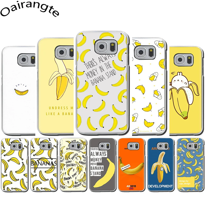 

There's Always Money in the Banana Hard phone case for Samsung S6 S7 Edge S8 S9 S10 Plus S10e Note 8 9 10 M10 M20 M30 M40