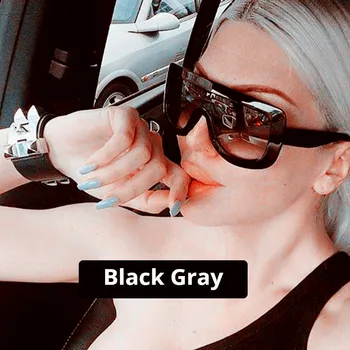 CURTAIN Sxey Rivet Sunglasses Women 2019 Luxury Brand Designer Retro Vintage Oversized Sun Glasses Female Flat Top Shades UV400
CURTAIN Sxey Rivet Sunglasses Women 2019 Luxury Brand Designer Retro Vintage Oversized Sun Glasses Female Flat Top Shades UV400