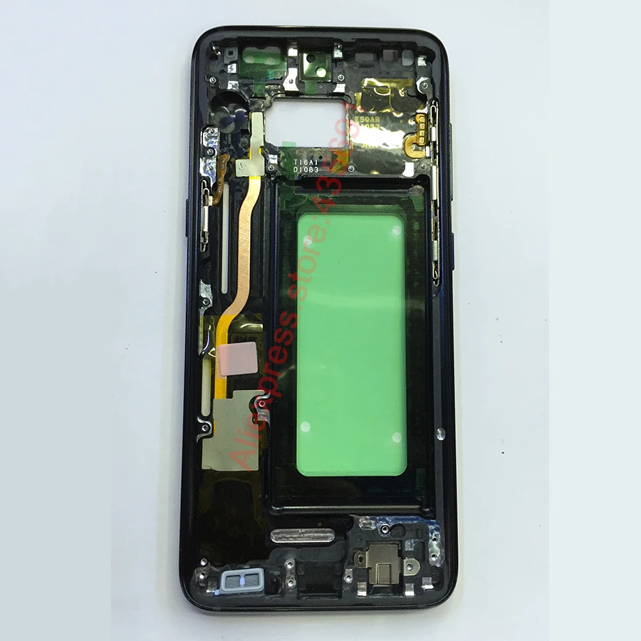 

Middle Frame For Samsung Galaxy S8 G950 Mid Bezel Metal Frame Housing Chassis With Small Parts and Side button