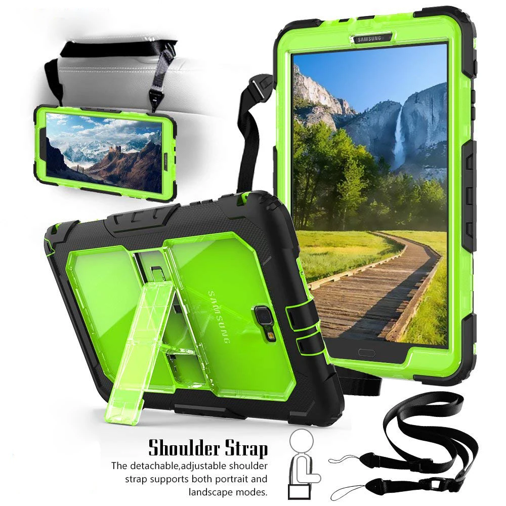 For Samsung Galaxy Tab A 10.1 T580 T585 Cover Kids Safe Shockproof Hard Case Silicone+PC Kickstand +Shoulder Strap
For Samsung Galaxy Tab A 10.1 T580 T585 Cover Kids Safe Shockproof Hard Case Silicone+PC Kickstand +Shoulder Strap
