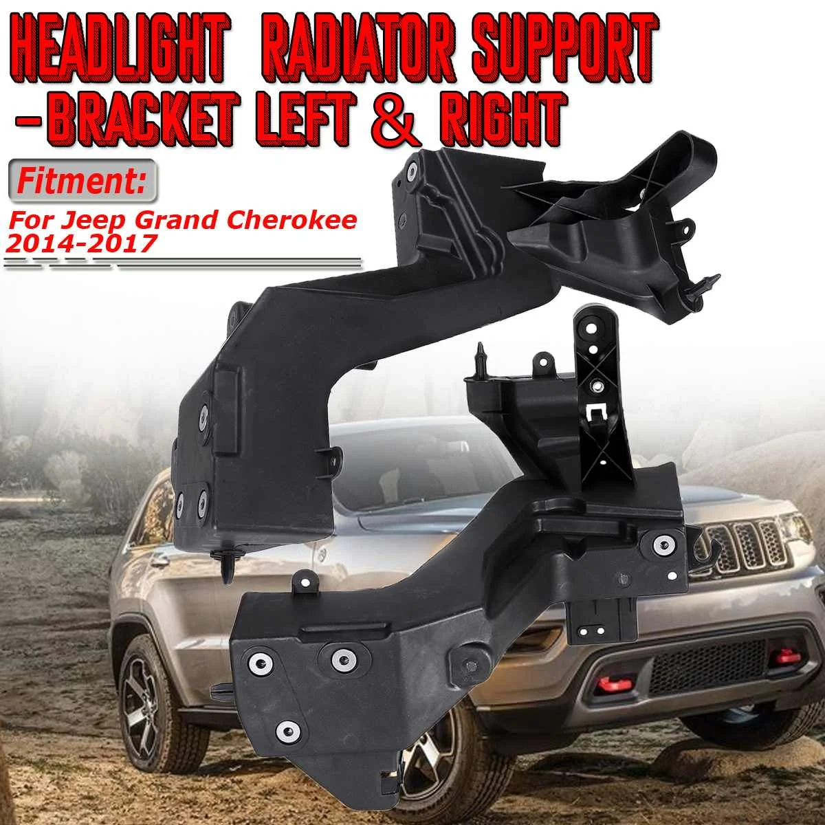 Details about   RH Front Headlight Mounting Bracket Support For 2014-2017Jeep Cherokee