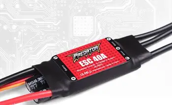 FMS PREDATOR 40A model RC aircraft ESC 3A switch BEC configuration brushless for fixed wing support 4S Lipo battery
FMS PREDATOR 40A model RC aircraft ESC 3A switch BEC configuration brushless for fixed wing support 4S Lipo battery