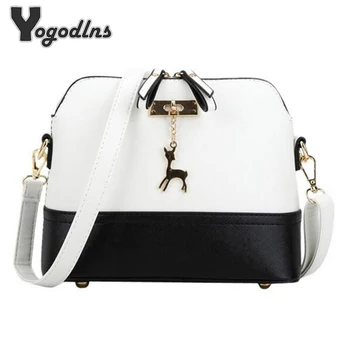 Yogodlns messenger bag women leather small shoulder bag
