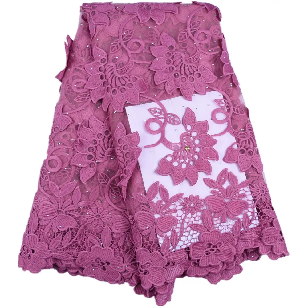 Latest Pink 3D Applique Nigerian Lace Fabrics High Quality African Lace Fabric For Wedding French Tulle Lace With Stones S1634
Latest Pink 3D Applique Nigerian Lace Fabrics High Quality African Lace Fabric For Wedding French Tulle Lace With Stones S1634