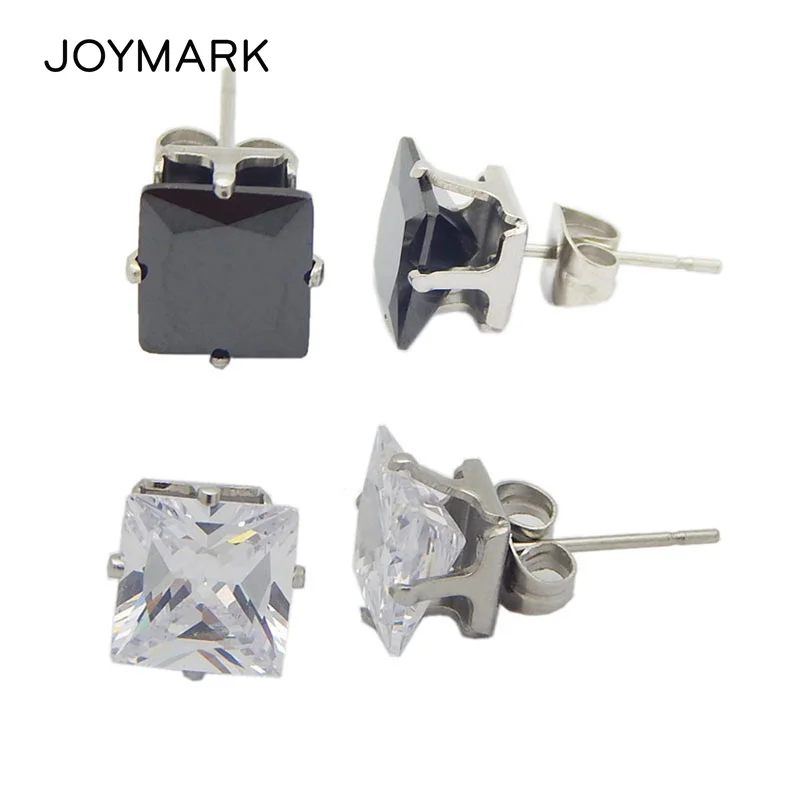 3mm-8mm Four-Jaw Square Zircon Stud Earrings Stainless Steel Zircon Stud Earrings Fashion Jewelry For Women BXGA046
3mm-8mm Four-Jaw Square Zircon Stud Earrings Stainless Steel Zircon Stud Earrings Fashion Jewelry For Women BXGA046