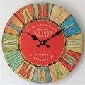 Round Vintage Wall Clock Wood Rome Number 14 Inch Wooden Wall Clock Industrial Mute Kitchen Living Room Clocks Home Decor C5T093
Round Vintage Wall Clock Wood Rome Number 14 Inch Wooden Wall Clock Industrial Mute Kitchen Living Room Clocks Home Decor C5T093