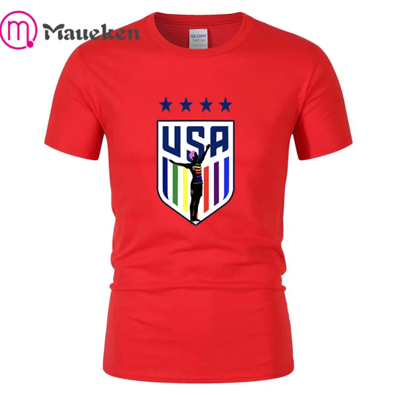 USA 2019 Women's 4 stars World Champions RAPINOE CHAMP T Shirt Short Sleeve 100% cotton Rapinoe T-shirts for fans gift
USA 2019 Women's 4 stars World Champions RAPINOE CHAMP T Shirt Short Sleeve 100% cotton Rapinoe T-shirts for fans gift