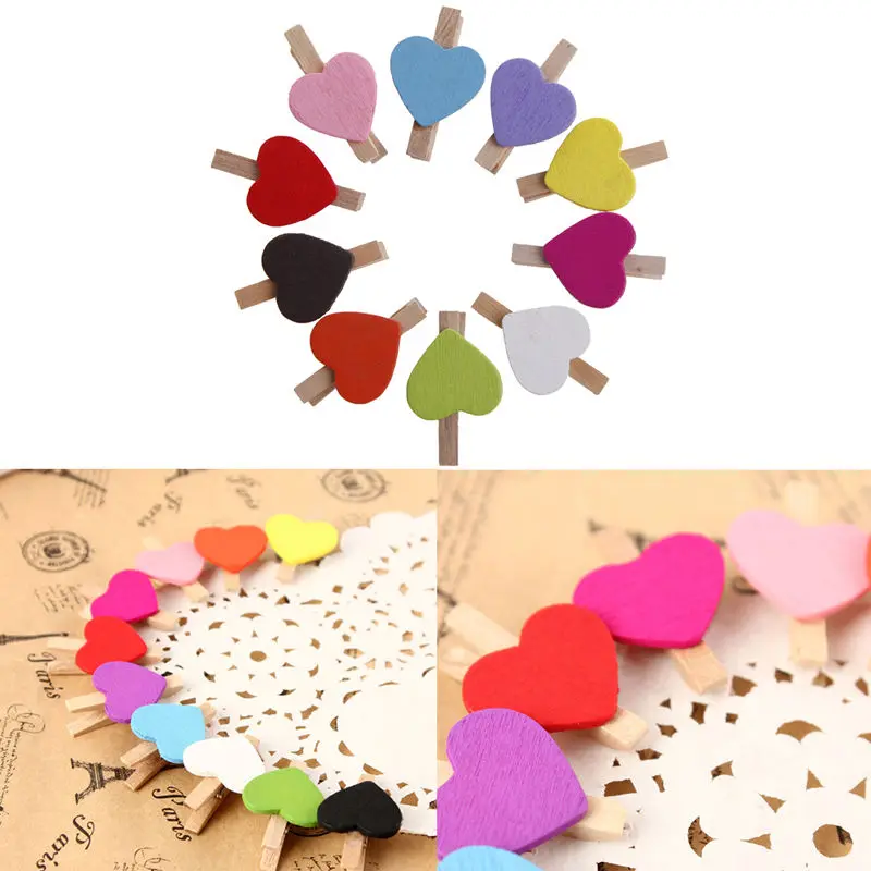10Pcs/Pack Wedding Decoration Mini Heart Love Wooden Clothes Photo Paper Peg Pin Clothespin Craft Postcard Clips Home Decoration
10Pcs/Pack Wedding Decoration Mini Heart Love Wooden Clothes Photo Paper Peg Pin Clothespin Craft Postcard Clips Home Decoration