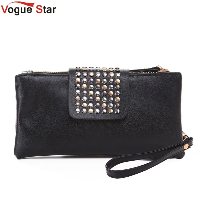 Vogue Star 2019 New Arrive Hot selling PU Leather fashion designer Rivet bag women wallet Clutch Bag Foctory Price A17
Vogue Star 2019 New Arrive Hot selling PU Leather fashion designer Rivet bag women wallet Clutch Bag Foctory Price A17