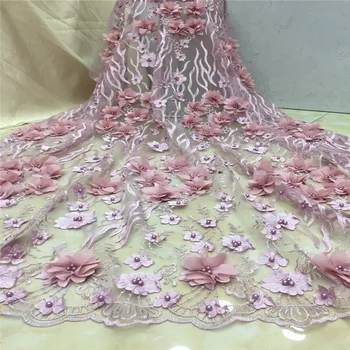 Madison 2019 Latest French Net Lace Fabric 3D Flower African Tulle Mesh Lace Fabric With Beaded High Quality African Lace Fabric
Madison 2019 Latest French Net Lace Fabric 3D Flower African Tulle Mesh Lace Fabric With Beaded High Quality African Lace Fabric