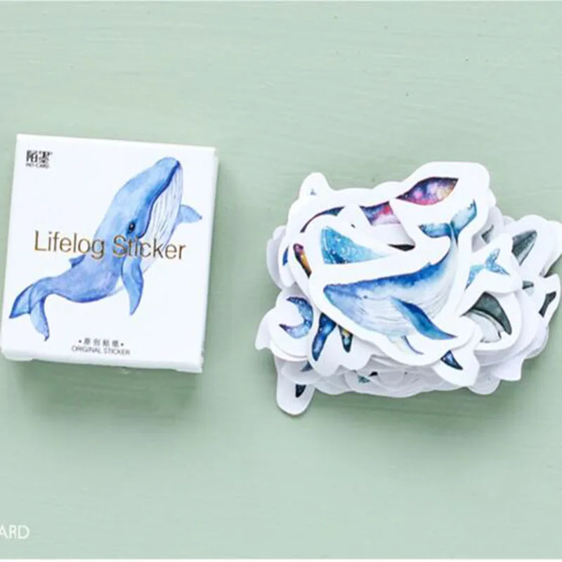 45 Pcs/pack Surprising Whale Label Stickers Decorative Stationery Scrapbooking Diy Diary Album Stick
45 Pcs/pack Surprising Whale Label Stickers Decorative Stationery Scrapbooking Diy Diary Album Stick