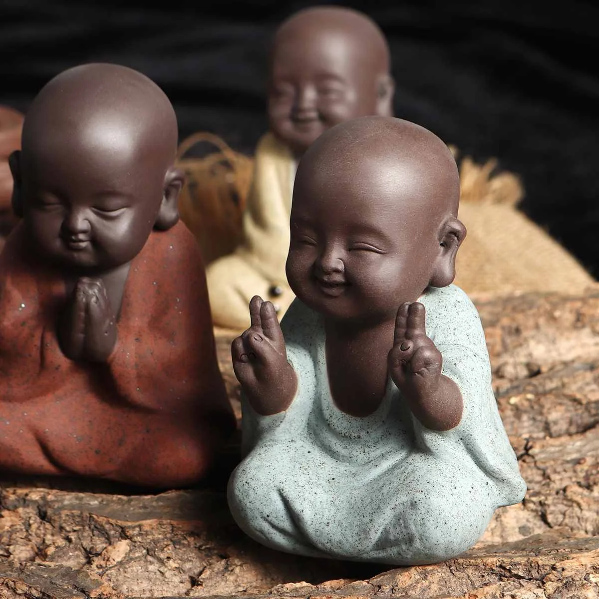 Laughing Ceramic Buddha Statues Small Monk Figurines Home Decoration Tea Tray Ornaments Small Statues Craft Litlle Meditation
Laughing Ceramic Buddha Statues Small Monk Figurines Home Decoration Tea Tray Ornaments Small Statues Craft Litlle Meditation