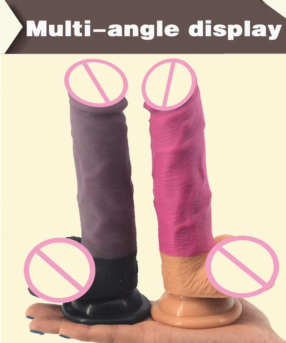 Newly Silicone Dildo Series Imitate Reality Penis Product For Woman Masturbate Real Skin Texture Feel Good Sex Toy Store