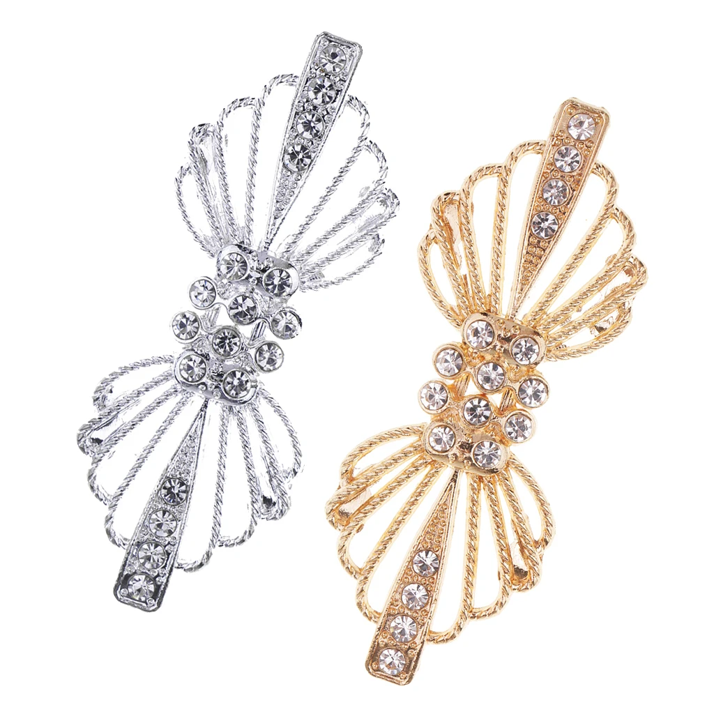 1 Pair Rhinestone Crystal Bridal Wrap Closure Hook & Eye Clasp for Sweater Clothes Decoration 1 Pair Rhinestone Crystal Bridal Wrap Closure Hook & Eye Clasp for Sweater Clothes Decoration