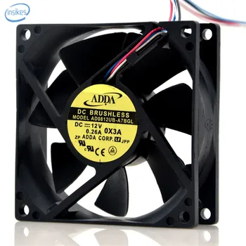AD0812UB-A7BGL Double Ball Bearing Speed Cooling Fan DC 12V 0.26A 3.12W 3400RPM 8025 80*80*25mm 8cm 4 Wires
AD0812UB-A7BGL Double Ball Bearing Speed Cooling Fan DC 12V 0.26A 3.12W 3400RPM 8025 80*80*25mm 8cm 4 Wires
