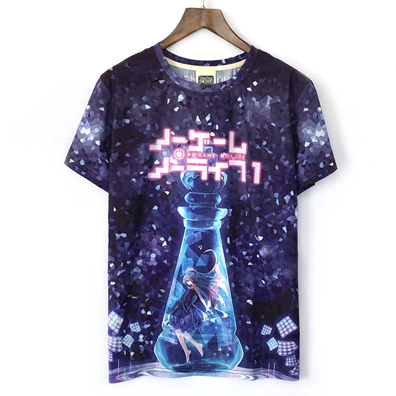 Anime NO GAME NO LIFE T-shirt COSPLAY Casual Fashion Short Sleeve Hooded Men&Women 2018 Summer full color T-shirt
Anime NO GAME NO LIFE T-shirt COSPLAY Casual Fashion Short Sleeve Hooded Men&Women 2018 Summer full color T-shirt