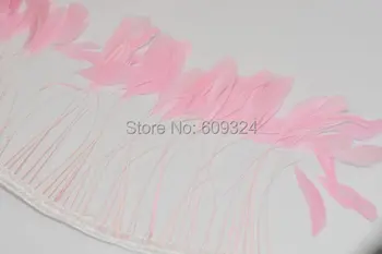 light pink Stripped rooster Feathers fringe stripped coque feather trim 4-6" in width 10 yards for CARAFT and costumes
light pink Stripped rooster Feathers fringe stripped coque feather trim 4-6" in width 10 yards for CARAFT and costumes