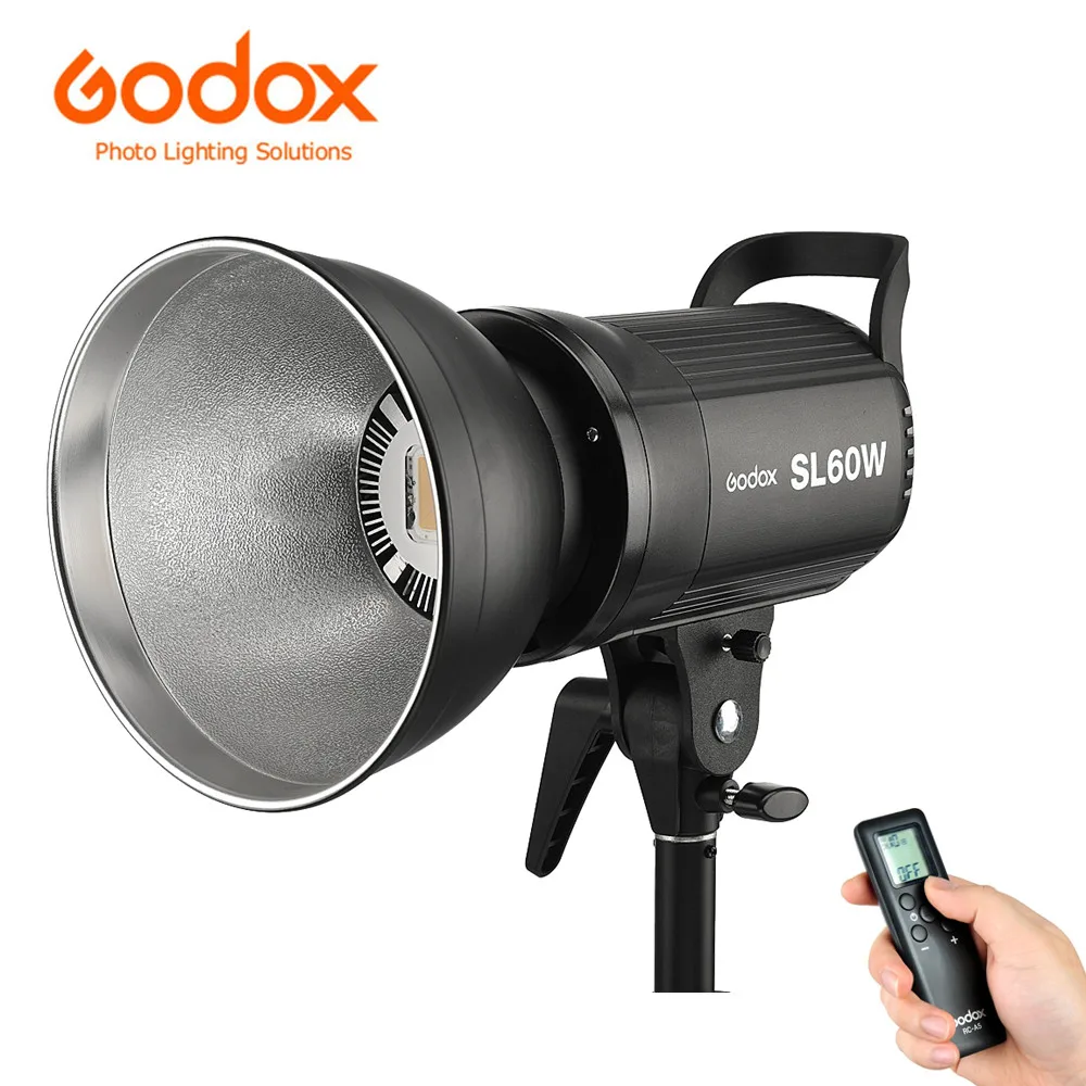 Godox SL60W Photo Studio Light CRI 95+ 5600K 60W LED Video Light Wireless Adjust Light Bright
Godox SL60W Photo Studio Light CRI 95+ 5600K 60W LED Video Light Wireless Adjust Light Bright