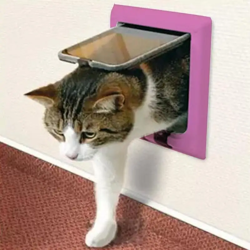 Useful 3 Size 4 Ways Pet Cat Lockable Door Wall Gate Lock Safe Tough Plastic Flap Door Products Puppy Care Accessory Supplies
Useful 3 Size 4 Ways Pet Cat Lockable Door Wall Gate Lock Safe Tough Plastic Flap Door Products Puppy Care Accessory Supplies