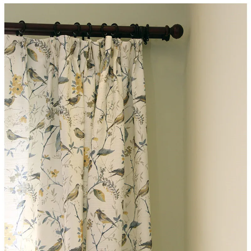 American Bird Printing Fine Cotton and Linen Curtains for Living Dining Room Bedroom.
American Bird Printing Fine Cotton and Linen Curtains for Living Dining Room Bedroom.