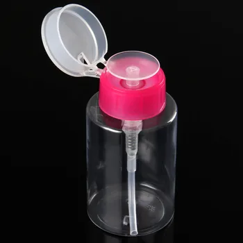 160ML Empty Clear Pump Dispenser Bottle For Acetone Polish Remover Alcohol Liquid Oil Nail Art Beauty Tool Equipment
160ML Empty Clear Pump Dispenser Bottle For Acetone Polish Remover Alcohol Liquid Oil Nail Art Beauty Tool Equipment