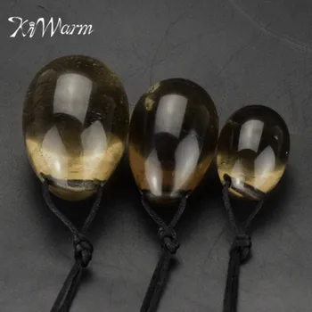 KiWarm 3PCS Drilled Natural Smokey Quartz Crystal Yoni Egg for Muscle Exercise Jade Egg Health Massage Gemstone Pendant Newest
KiWarm 3PCS Drilled Natural Smokey Quartz Crystal Yoni Egg for Muscle Exercise Jade Egg Health Massage Gemstone Pendant Newest
