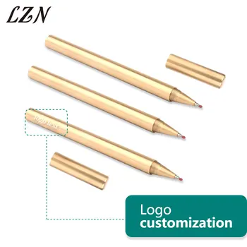 LZN Exquisite Golden Copper Metal Ballpoint Pens Office School Stationery Free Customlized Logo/Name/Text as Business Promotion
LZN Exquisite Golden Copper Metal Ballpoint Pens Office School Stationery Free Customlized Logo/Name/Text as Business Promotion