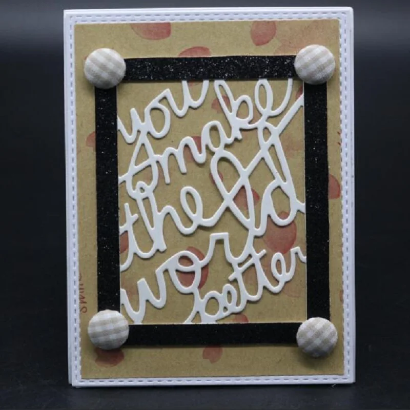 FeLicearts word frame stamps and dies cut for scrapbooking DIY albulm photo decorative card making frame metal cutting dies
FeLicearts word frame stamps and dies cut for scrapbooking DIY albulm photo decorative card making frame metal cutting dies